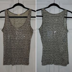 J. CREW Sequin Tank Top